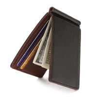 2021 new Fashion Men Wallet Short Skin Wallets Purses PU Leather Money Clips Sollid Thin Wallet For Men Purses Card package