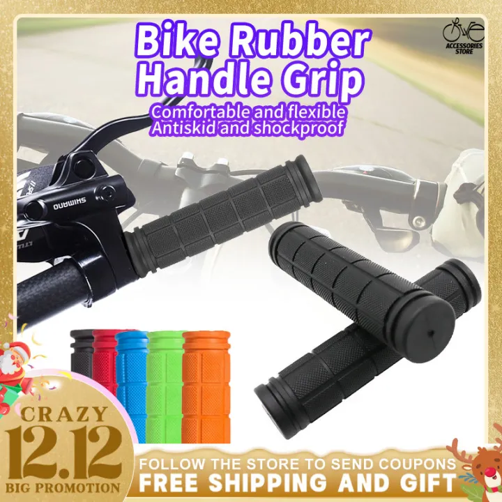 2PCS Mountain Bike Handle Grip for MTB HandleBar Cover Anti Slip Bike