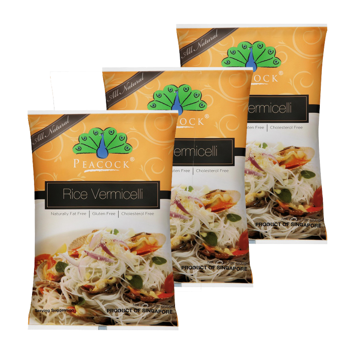Peacock Brand Gluten Free Rice Vermicelli (3 x 200g) Lazada Singapore
