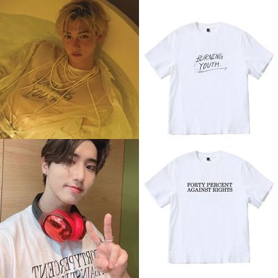 Korean Fashion K-pop Tshirt Straykids Felix T Shirt Men/women Short Sleeve Summer Tee Tops Plus Size harajuku streetwear shirts