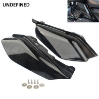 Motorcycle Gloss Black Mid-Frame Air Heat Deflector For Harley Tou Electra Glide Street Glide Road Glide CVO 2017 2018-2021