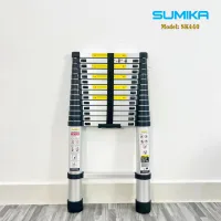 Thang nhôm rút Sumika SK440 - chiều cao 4.4m, rút gọn 0.92m, tải trọng 300kg