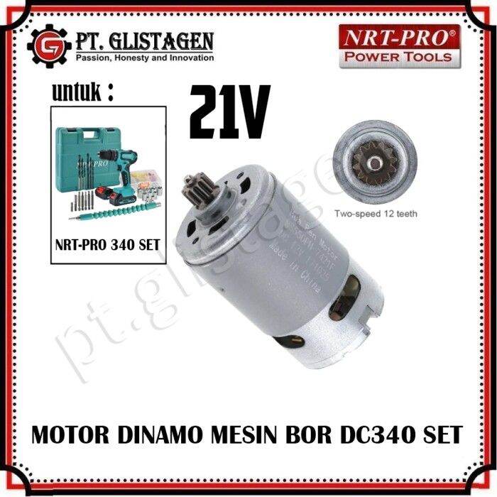 Motor Dinamo Stator Bor Cordless Baterai DC340 20V NRT PRO DC 340