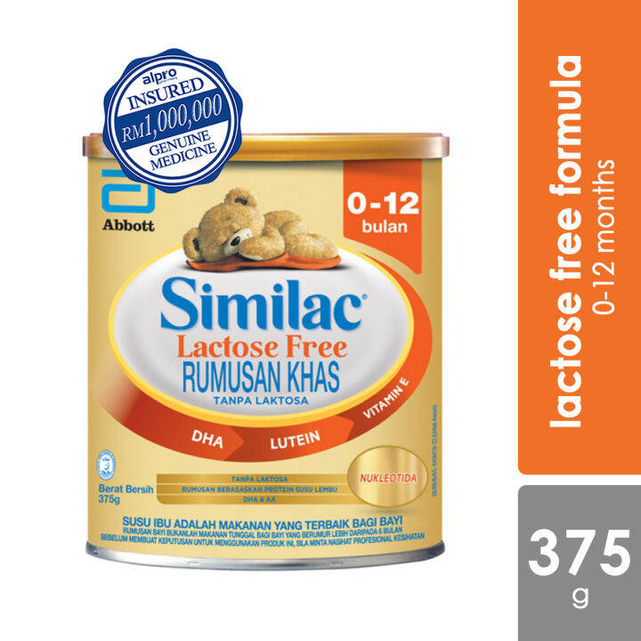Alpro Pharmacy Similac GOLD Lactose Free 112 Months Milk Formula 375g