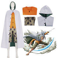 Silvers Rayleigh คอสเพลย์เครื่องแต่งกายอะนิเมะ One Piece Uniform Shirt Pants Cloak Outfit Boy Men ผู้ใหญ่ Halloween Carnival RolePlay Suit