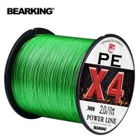 BEARKING Brand 4 Strands 100M 300M PE Braided Fishing Line 10-93LB Multifilament Fishing Line Smooth for Carp Fishing Fishing Lines