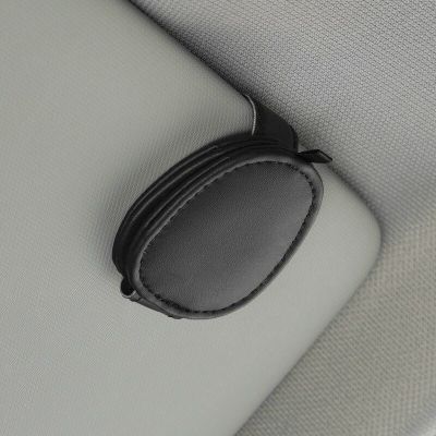 กล่องแว่นตากระบังแสงในรถยนต์อเนกประสงค์,อุปกรณ์เสริมรถยนต์แว่นตาที่ใส่ตั๋วการ์ดคลิปหนีบแว่นตากันแดดที่หนีบปากกา