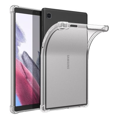 เคสซิลิโคนกันกระแทกสำหรับซัมซุงกาแล็กซีแท็บ A7 Lite 8.7 SM-T220 SM-T225 Casing Tablet ฝาหลังโปร่งใสยืดหยุ่นฝาครอบป้องกันแท็บเล็ตได้