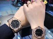 New Đồng Hồ Cặp Đôi Nam Nữ Chính Hãng OPK TD3 Dây Kim Loại Cao Cấp Không