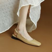 Ins is super easy to comfor flat back emp s womens 23 and summer back strap grandma shoes Btou sgle shoes -GGX23722▥❄