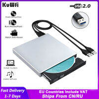 USB 2.0 DVD Recorder Slim External Optical Drive Combo DVD ROM Player CD-RW Burner Writer Plug and Play For Laptop Desk