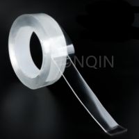 5/10M Nano Tape Double Sided Tape Transparent Reusable Waterproof Adhesive Tapes Cleanable Kitchen Bathroom 1mm Thickness Adhesives  Tape