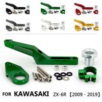 ตัวหน่วงพวงมาลัยปรับทิศทาง CNC ที่ยึดสำหรับ ZX-6R ZX6R KAWASAKI 09 10 11 12 13 14 15 16 2009-2019