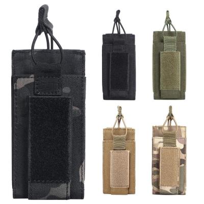 Flashlight Pouch Molle Waist Bag Mag Pouches Oxford Cloth Open-Top Universal Pouch Holster Tool Belt For Magazines Batteries Flashlights Tools right