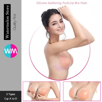 NuBra Chest Paste Invisible Bra Nude Bra Breast Pasty Push Up Lift Up  Adhesive Backless Strapless Front Closure Bralette - AliExpress