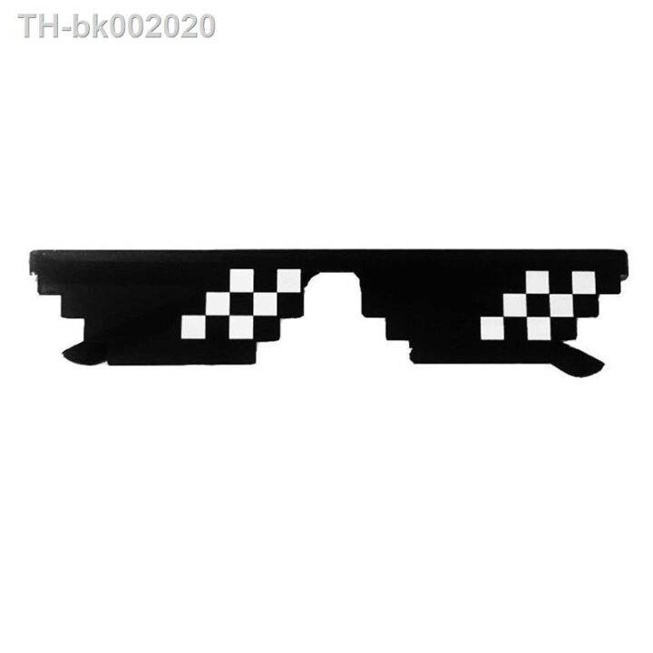 women-men-brand-thug-life-party-eyeglasses-vintage-sun-glasses-fashion-popular-mosaic-glasses-8-bit-mlg-pixelated-sunglasses