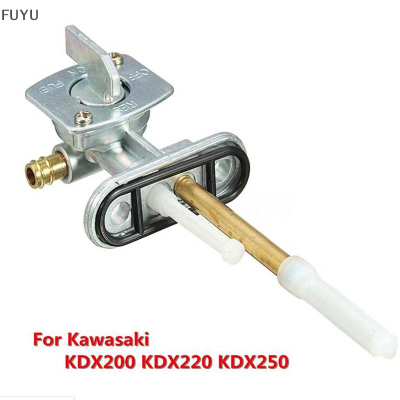 FUYU วาล์วถังน้ำมันเชื้อเพลิงสำหรับ Kawasaki KDX220 KDX250 KDX200