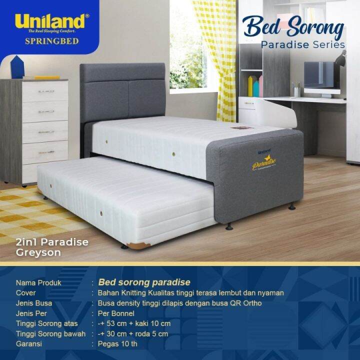 Uniland Springbed 2 in1 Paradise Series Spring Bed Lazada Indonesia