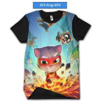 เสื้อยืด ลาย Talking Tom 3D สําหรับเด็ก reg-054