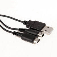 1.2เมตร2 In 1 USB ข้อมูลสายชาร์จสำหรับ Nintendo NDSI 3DS NDSL การเชื่อมต่อแบบ Dual เล่นและค่าเคเบิ้ลสำหรับ Nintendo NDSI 3DS NDSL