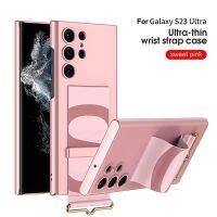 [On1ine 3C Digital} สำหรับ Samsung Galaxy PlusS23 S2323เคสพิเศษ GKK สายรัดข้อมือหนัง PC แบบแข็งกรอบโทรศัพท์แบบบาง