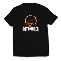 Rottweiler เจ้าของสุนัขเยอรมัน rotty แฟชั่นยอดนิยมรอบเสื้อยืดผู้ชายเสื้อยืด