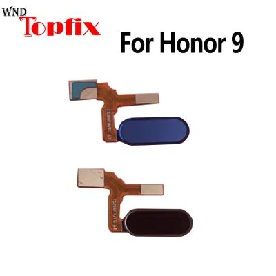 Baru untuk Huawei Honor 9 Sensor Sidik Jari Tombol Beranda Pengganti Kabel Fleksibel Kembali untuk Tombol Home Honor 9
