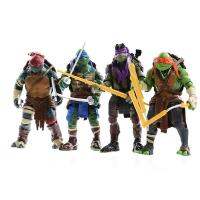 Age of Mutations 2014 Movie Version 4 Teenage Mutant Ninja Turtles TMNT Joint Action Doll Toy Figure Model|อายุของการกลายพันธุ์ 2014 ภาพยนตร์รุ่น 4 วัยรุ่นกลายพันธุ์นินจาเต่า TMNT ร่วมการกระทําตุ๊กตาของเล่นรูปรุ่น