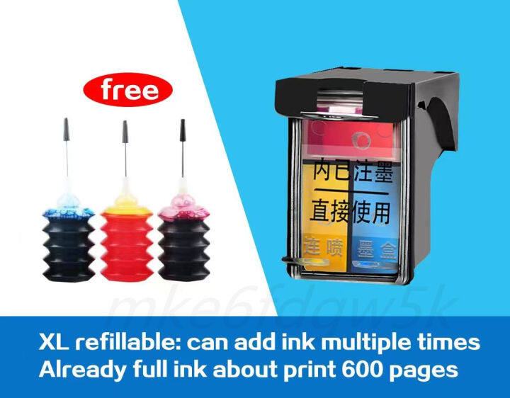 hp-67-ink-hp67-black-hp67xl-ตลับหมึกรีฟิลใช้ได้กับ-hp-2722-2752-2755-4140-4152-4155-4158-6052-6055-6058-6075-6452-6455