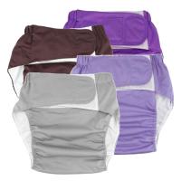 XL Washable Reusable Adult Cloth Diaper Nappy Pocket Urinary Underwear Underpants Disability Leakproof Protection For Elders