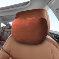 Soft Car Headrest Maybach Design S Class Ultra Soft Pillow Suede Fabric for Mercedes-Benz Car Accessories Interior Head Cushion