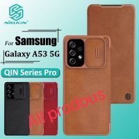 Nillkin QIN Leather Case เคสหนังฝาพับ QIN PRO For Samsung Galaxy  A53 2020 ส่งจาก กทม