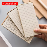 Houseeker Pocket กระดาษคราฟท์ Memo Pad Notepad เครื่องเขียน Scrapbooking Memo Notes To Do List Tear Checklist Note Pad