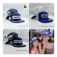 หมวก หมวกตาข่าย หมวกวินเทจ หมวกแนววินเทจ โลโก้ GOOD YEAR Snapback HIPHOP หมวก หมวกแฟชั่น หมวกเต็มใบ Cap Fashion Vintage Summer 2565