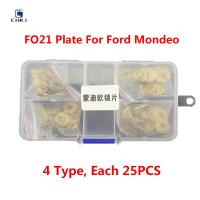 【✲High Quality✲】 ji97673353 Chkj ก้านล๊อคอัตโนมัติ100ชิ้น/ล็อตสำหรับ Ford Mondeo แผ่น Fo21ไม่1.2.3.4ละ25ชิ้นสำหรับอุปกรณ์ช่างทำกุญแจชุดซ่อมกุญแจฟอร์ด