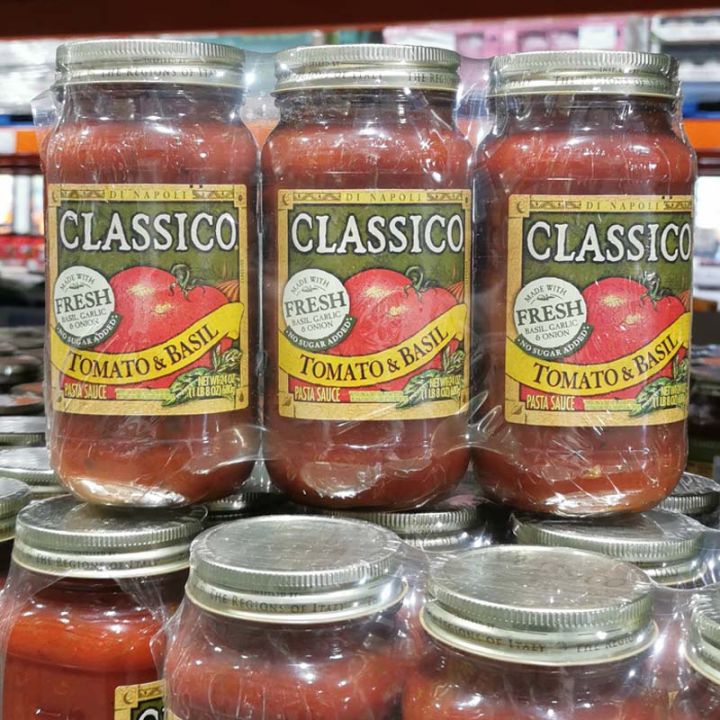 COSTCO CLASSICO tomato basil pasta sauce 680G*1 bottle of American ...