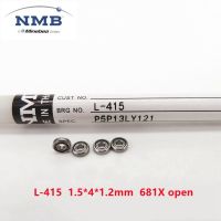 ✠▲✁ 50pcs original NMB Minebea high speed bearing L-415ZZ 1.5x4x2 mm 681XZZ miniature ball bearings L-415 1.5x4x1.2 mm 681X open