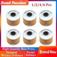 Road Passion 1/2/4/6 Pcs Motorcycle Paper Oil Filter For HONDA AX1 GB400F2 ATC250ES CB300F CBR250R CBR300R CBX250 CRF250L FMX650