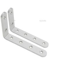 ✜♟卍 Right Joint Angle Brackets Corner Shelf BracketHeavy Duty Stainless Steel L Bracket Corner BraceHardware