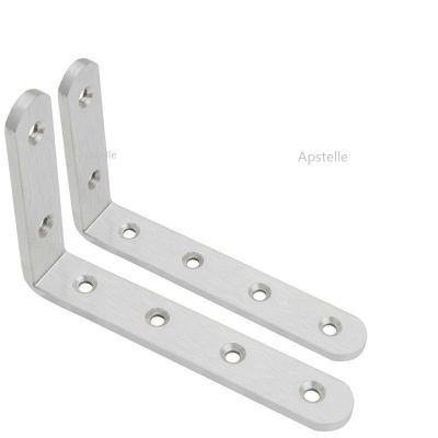 ✹✣◎ Angle Brackets Corner Shelf BracketHeavy Duty Stainless Steel L Bracket Corner BraceRight Joint Hardware