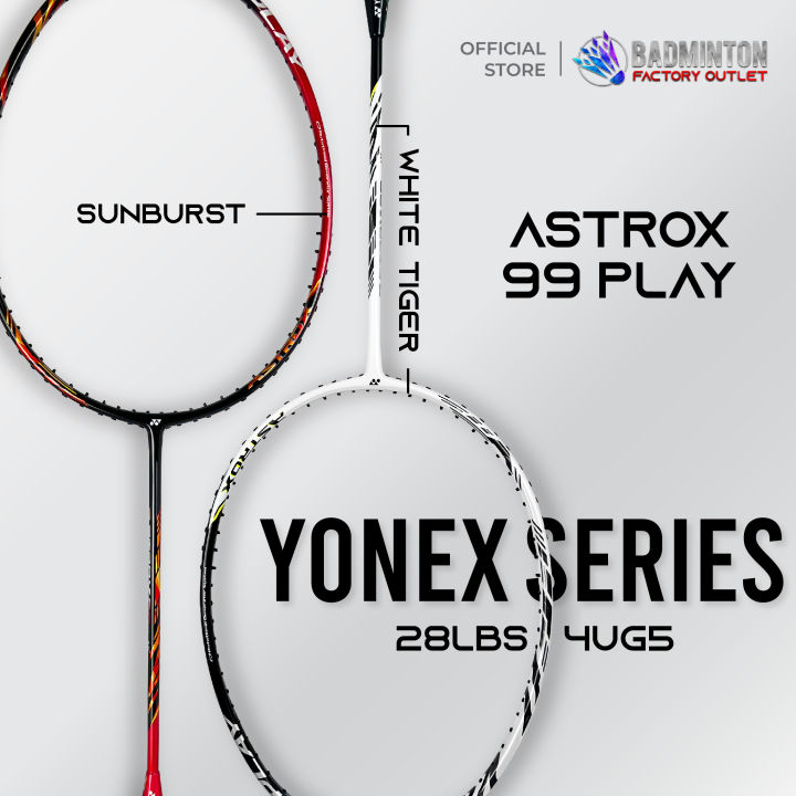 YONEX Astrox 99 Play (White Tiger / Cherry Sunburst) Badminton