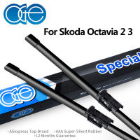 OGE Front And Rear Wiper Blades For Skoda Octavia 2 3 A5 A7 1996-2017 Windshield Rubber Car Accessories High Quality