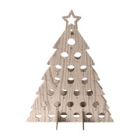 Christmas Tree-Adult Advent Calendar Wine Rack Christmas Decoration Home Desk Decor  Happy New Year Wine And Spirits Decor