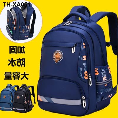 ☬ Boys a primary school pupils bag just little boy han edition 3456 grade students spinal waterproof large capacity and durability