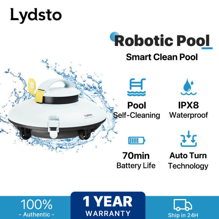 Lydsto Smart Cordless Robotic Pool Cleaner IPX8 Automatic Pool Vacuum