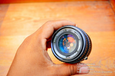 (ใส่กล้อง Olympus Panasonic Mirrorless ได้ทุกรุ่น) ขายเลนส์ ละลายหลัง งบประหยัด Pentax 50mm F1.7 Pancake Serial 3356783