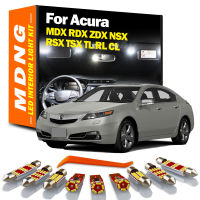 MDNG Canbus สำหรับ Acura MDX RDX ZDX NSX RSX TSX TL RL CL อัตโนมัติ LED ภายในแผนที่โดมลำต้นป้ายทะเบียนไฟชุดอุปกรณ์เสริมในรถยนต์