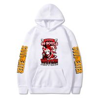 Cartoon Funny Soul Eater Graphics Sweatshirt Autumn Casual Men Tops Fashion Daily Black Oversized Hoodie Size Xxs-4Xl