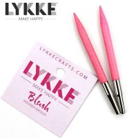 ❐❁ LYKKE 3.5 inch Blush Interchangeable Knitting Needle Short Tips