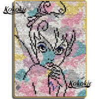 3d latch hook kits rug vloerklee cross stitch kits angel embroidery needlework sets knooppakket cushion Crocheting diy tapijt